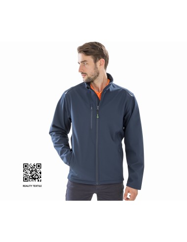 R-R901M-Mens Recycled 2-Layer Printable Softshell Jacket